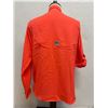 Image 2 : Men's Size S Tamiami II Orange Long Sleeve Shirt