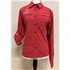 Image 1 : Women's Size M Summit Valley Red Woven Long Sleeve Shirt