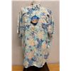 Image 1 : Men's Size M Super Tamiami II Short Sleeve Shirt, Mixed Leaf Pattern