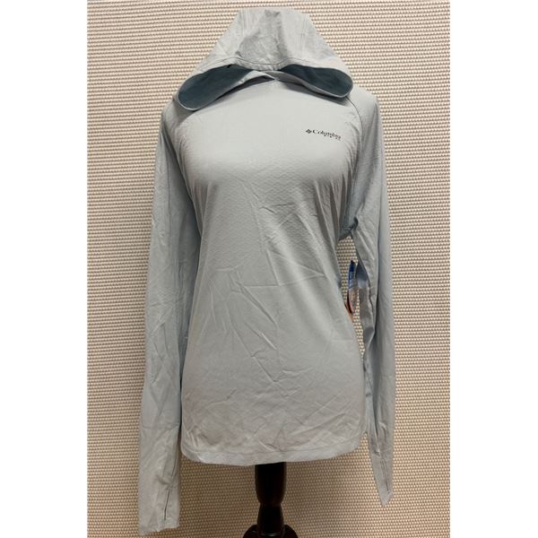 Women's Size XL Light Grey Zero Rules Long Sleeve Ice Hoodie