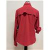 Image 2 : Women's Size XS Summit Valley Red Woven Long Sleeve Shirt