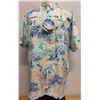 Image 1 : Men's Size L Super Tamiami II Short Sleeve Shirt, Mixed Leaf Pattern
