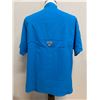 Image 2 : Men's Size S Tamiami II Blue Short Sleeve Shirt