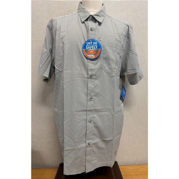 Men's Size XL Tamiami II Grey Short Sleeve Shirt
