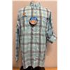 Image 1 : Men's Size XL Super Tamiami Plaid Long Sleeve Shirt