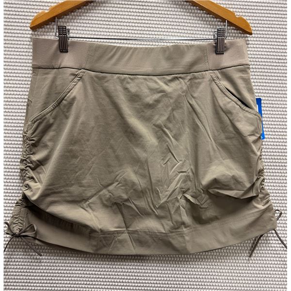 Women's Size L Anytime Casual Skort, Tusk Color