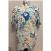 Image 1 : Men's Size S Super Tamiami II Short Sleeve Shirt, Mixed Leaf Pattern