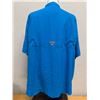 Image 2 : Men's Size XXL Tamiami II Blue Short Sleeve Shirt