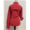 Image 2 : Women's Size L Summit Valley Red Woven Long Sleeve Shirt