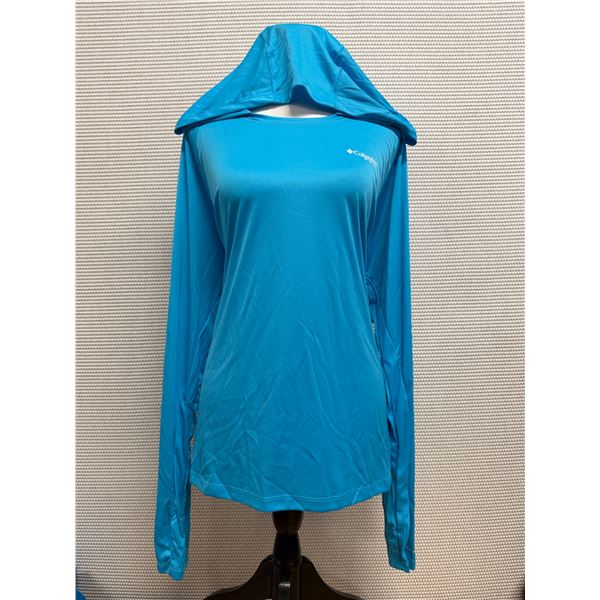 Women's Size XXL Tidal Tee Blue Long Sleeve Hoodie