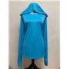 Image 1 : Women's Size XXL Tidal Tee Blue Long Sleeve Hoodie