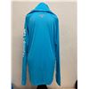 Image 2 : Women's Size XXL Tidal Tee Blue Long Sleeve Hoodie