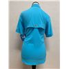 Image 2 : Women's Size M Tamiami II Turquoise Blue Short Sleeve Shirt