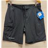 Image 1 : Men's Size 32 / Ins 9" Terminal Tackle Black Board Shorts