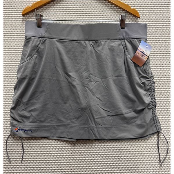 Women's Size XL Skort w/ Side Ties Light Grey