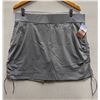 Image 1 : Women's Size XL Skort w/ Side Ties Light Grey