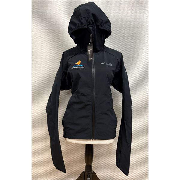 Women's Size L Platinum Peak Black Softshell Jacket (Retail $130)