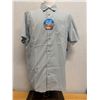 Image 1 : Men's Size L Slack Tide Grey Short Sleeve Camp Shirt