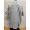 Image 2 : Men's Size L Slack Tide Grey Short Sleeve Camp Shirt