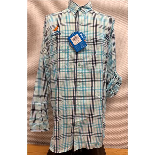Men's Size XL Super Tamiami Plaid Long Sleeve Shirt