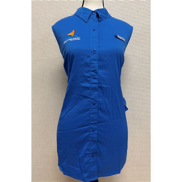 Women's Size XL Tamiami Blue Sleeveless Shirt