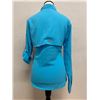 Image 2 : Women's Size M Tamiami II Turquoise Blue Long Sleeve Shirt