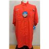 Image 1 : Men's Size XL Tamiami II Orange Short Sleeve Shirt
