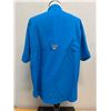 Image 2 : Men's Size L Tamiami II Blue Short Sleeve Shirt