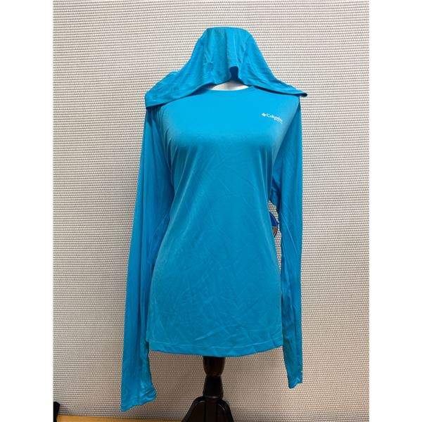 Women's Size XL Tidal Tee Blue Long Sleeve Hoodie