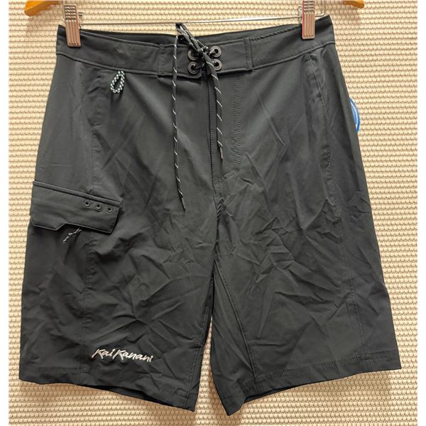 Men's Size 28 / Ins 9" Terminal Tackle Black Board Shorts