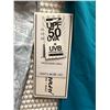 Image 3 : Women's Size 8 GSEA7227 Teal Long-Sleeve One-Piece Rash Guard Swimsuit UPF 53