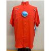 Image 1 : Men's Size M Tamiami II Orange Short Sleeve Shirt