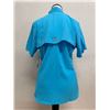 Image 2 : Women's Size S Tamiami II Turquoise Blue Short Sleeve Shirt