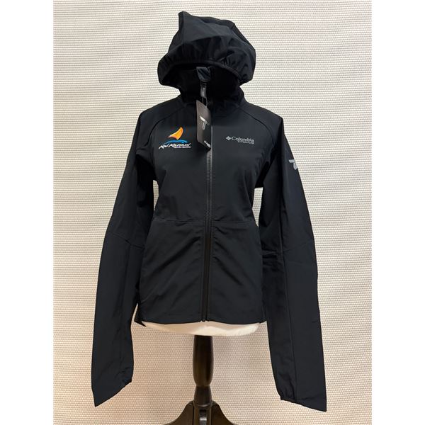 Women's Size L Platinum Peak Black Softshell Jacket (Retail $130)