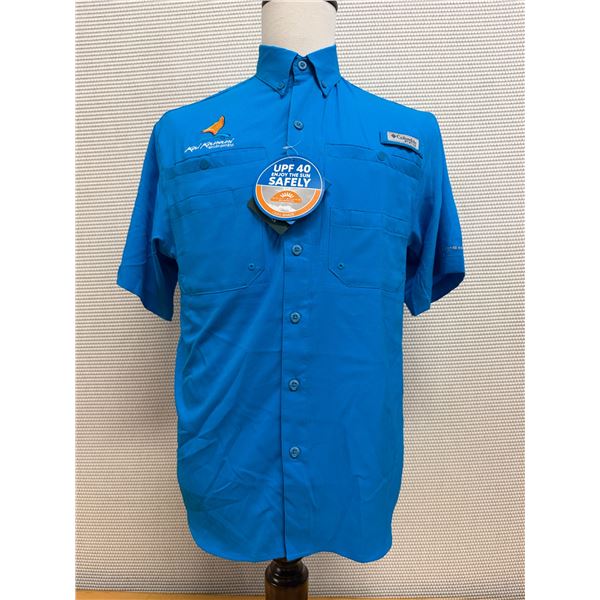 Men's Size XS Tamiami II Blue Short Sleeve Shirt
