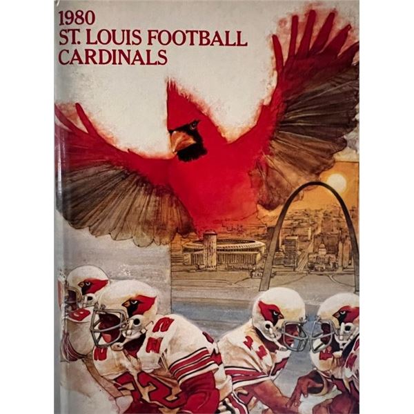 1980 St Louis Cardinals program. 5x7 inches