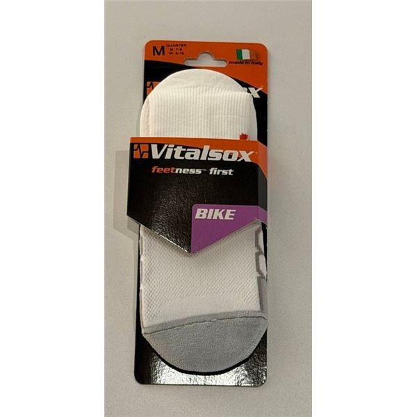 Mens Medium Quarter Bike Socks New
