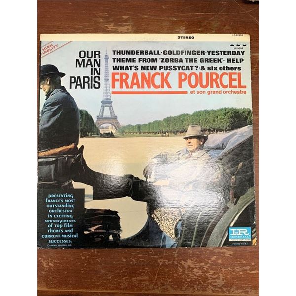 Franck Pourcel And His Orchestra Our Man In Paris Album