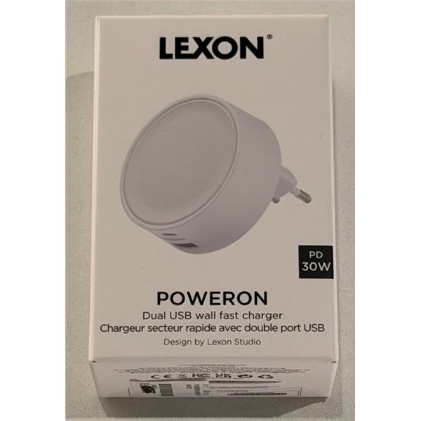 Exon PowerOn PD 30W Dual USB Wall Fast Charger