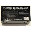 Image 2 : 2 Piece Waterproof Colorful Floating Ball Lights. New