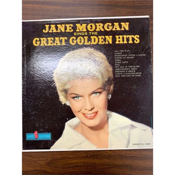 Jane Morgan Sings the Great Golden Hits Album