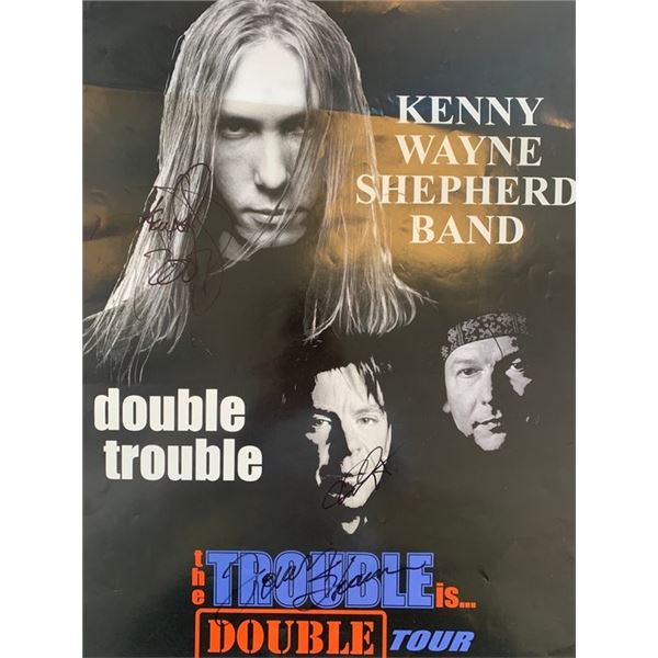 Kenny Wayne Shepherd Band signed poster