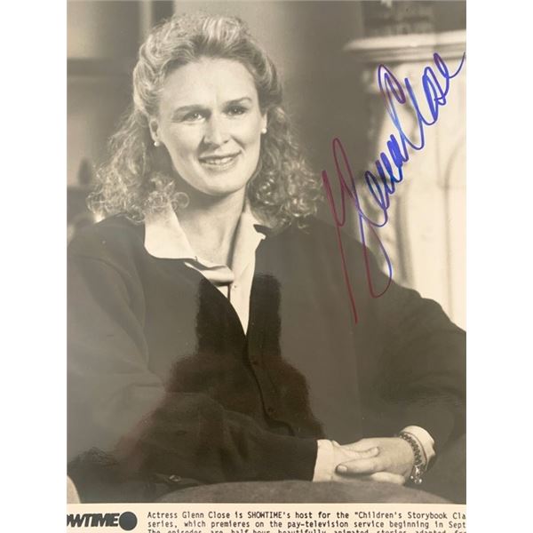 Glenn Close signed photo