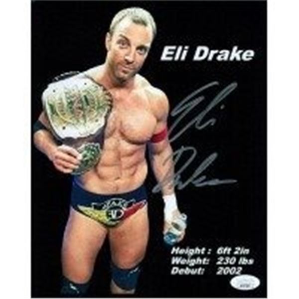 WWE NWA TNA Eli Drake Signed Photo