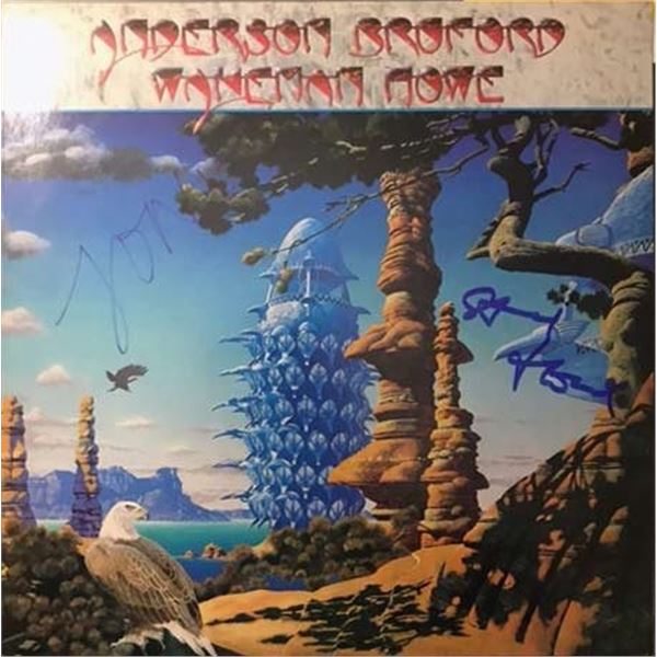 Anderson Bruford Wakeman Howe signed album