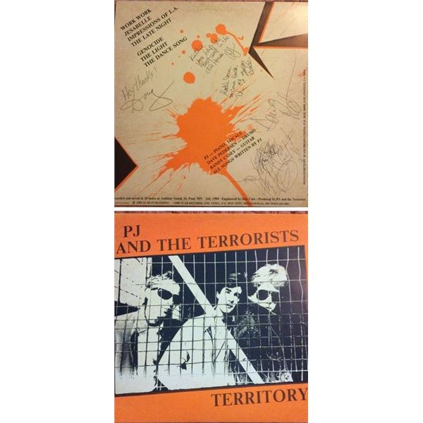 PJ and the Terrorists Territory band signed album