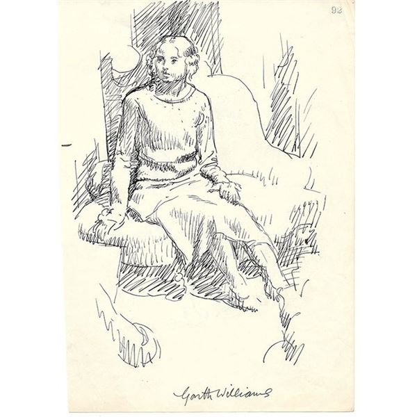 Garth Williams signed drawing