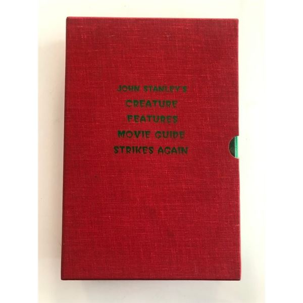 John Stanley's Creature Features Movie Guide Strikes Again signed book