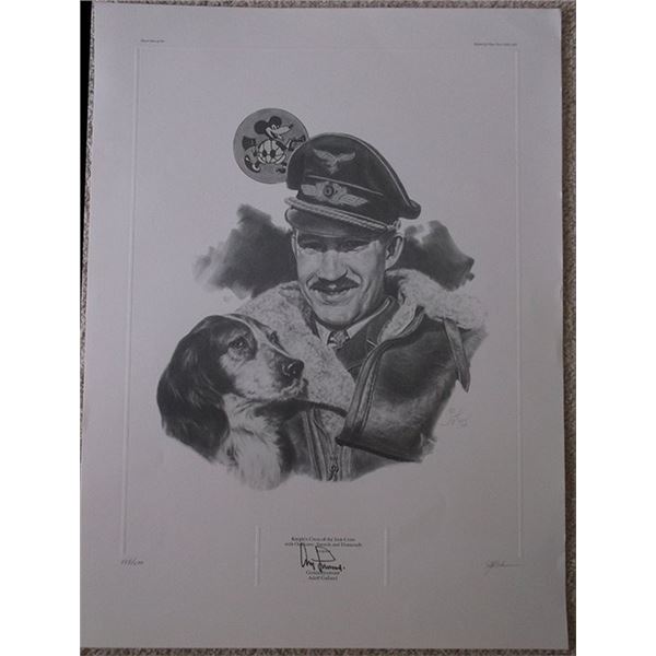 Nazi General Adolf Galland Signed Photograph