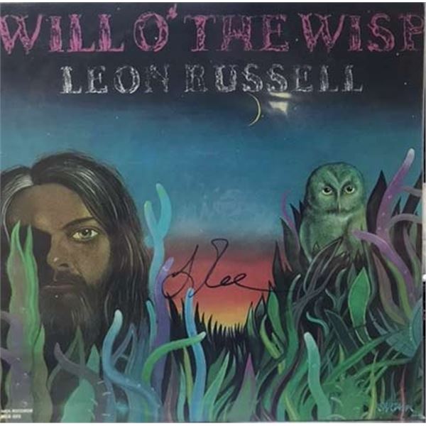 Leon Russell Will O the Wisp signed album